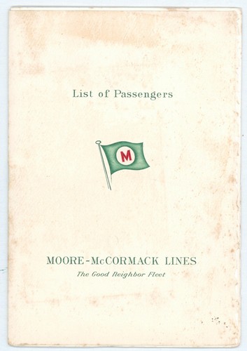 1969 moore mccormack - mccormack, lines