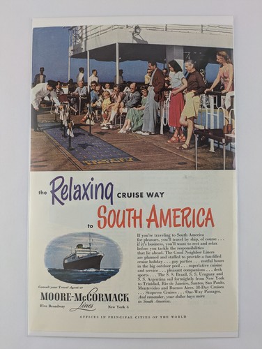Moore mccormack lines cruise - lines,