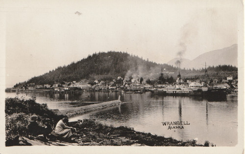Vintage postcard rppc wrangell - vintage,
